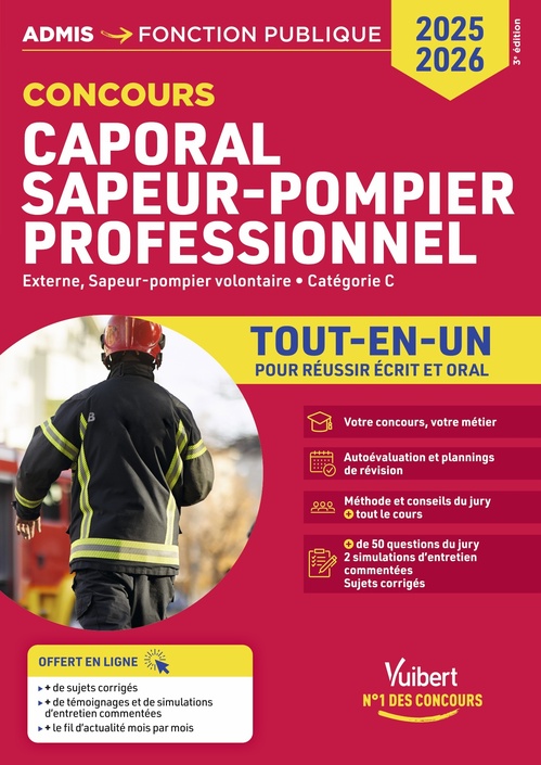 ebook cover of Concours Caporal Sapeur-pompier professionnel - Tout-en-un - Catégorie C, by François Lavedan