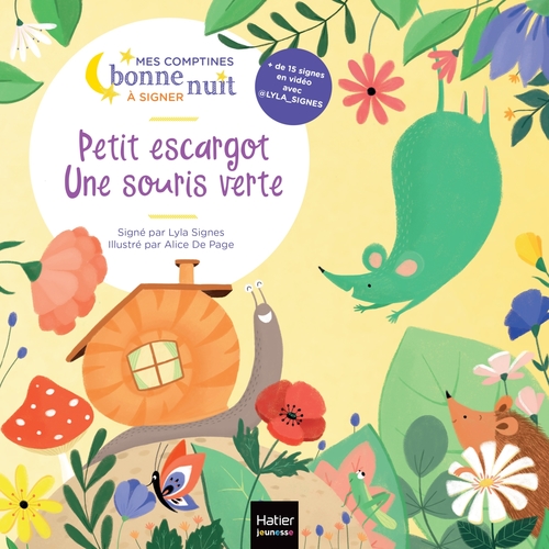 ebook cover of Petit escargot, Une souris verte, by @lyla_signes, Lyla Signes