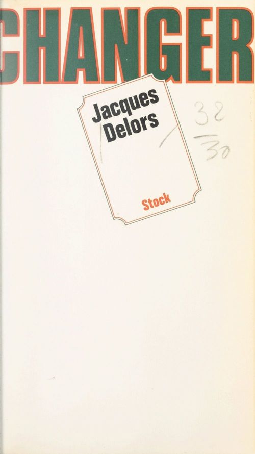 ebook cover of Changer, by Jacques Delors