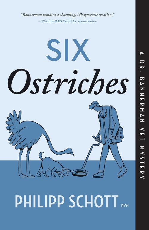 ebook cover of Six Ostriches, by Philipp Schott
