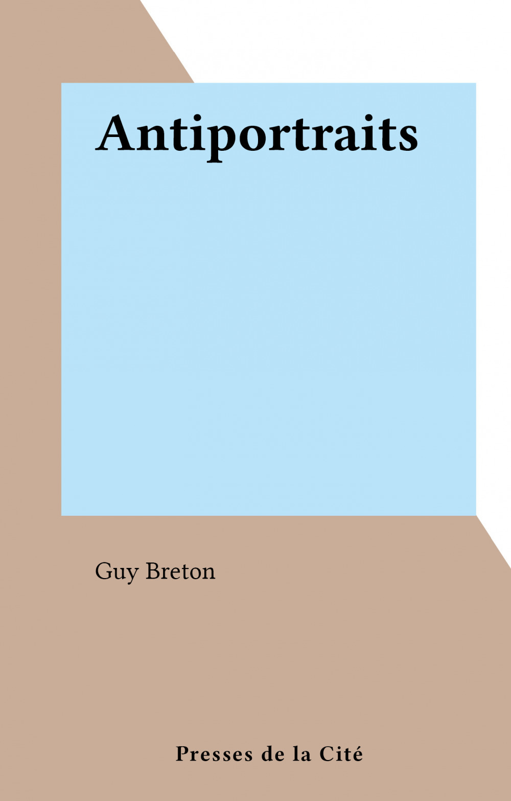 Couverture ebook de Antiportraits, de Guy Breton