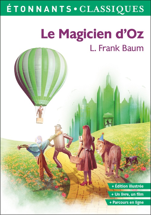 ebook cover of Le Magicien d'Oz, by L. Frank Baum