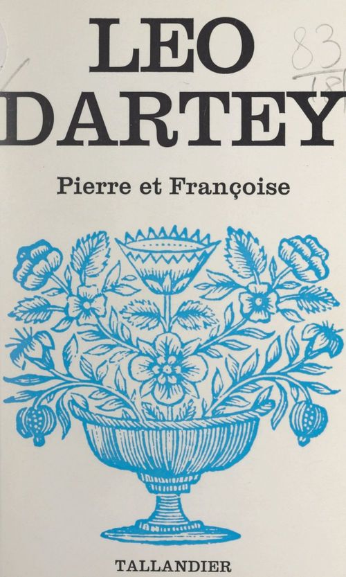 ebook cover of Pierre et Françoise, by Leo Dartey