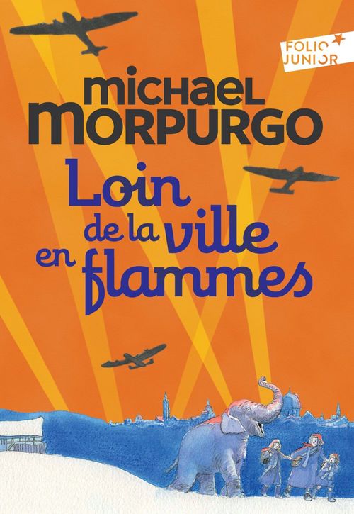 ebook cover of Loin de la ville en flammes, by Michael Morpurgo