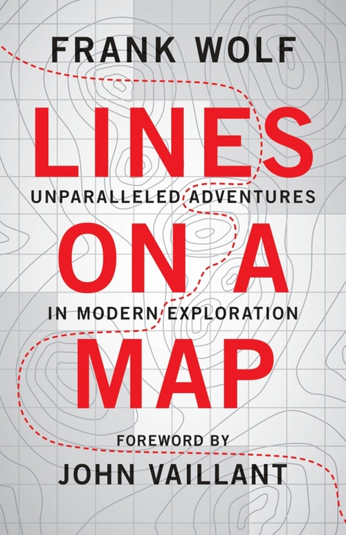 ebook cover of Lines on a Map, by Frank Wolf