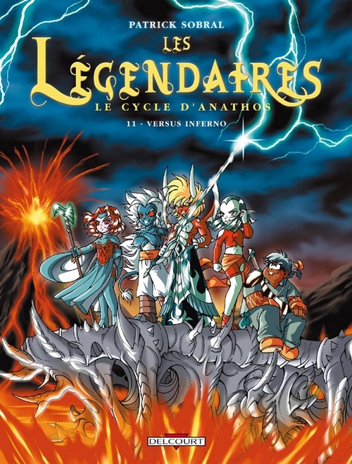Couverture ebook de Les Légendaires T11 - Versus Inferno, de Patrick Sobral