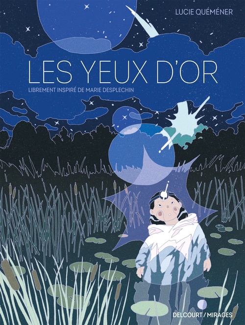 Couverture ebook de Les Yeux d'or, de Lucie Quéméner