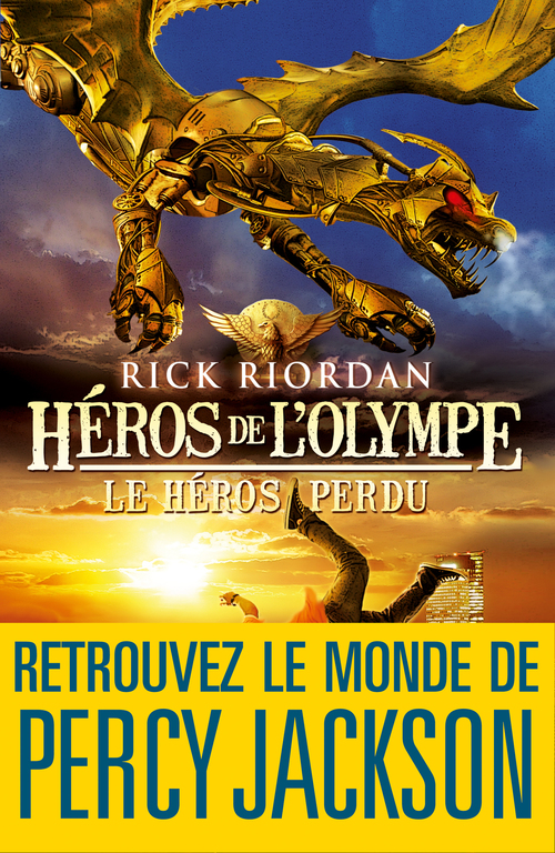 Couverture ebook de Héros de l'Olympe - tome 1, de Rick Riordan