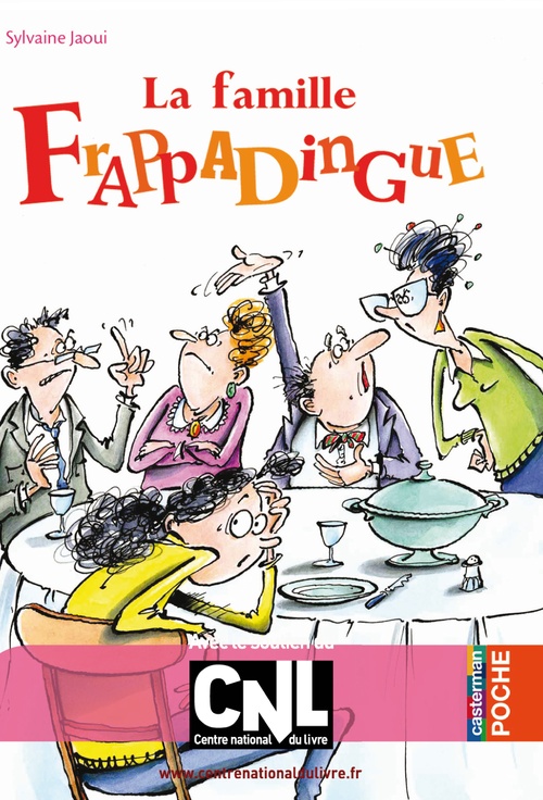 Couverture ebook de La Famille Frappadingue, de Sylvaine Jaoui