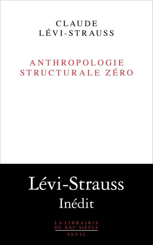 Couverture ebook de Anthropologie structurale zéro, de Claude Lévi-Strauss