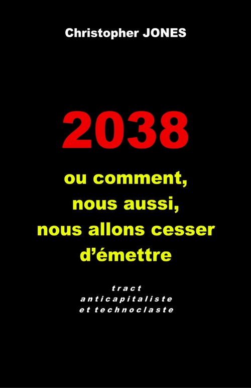 ebook cover of 2038, by Christopher Jones