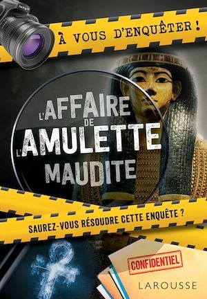 Couverture ebook de A vous d'enquêter ! L'affaire de l'amulette maudite !, de COLLECTF