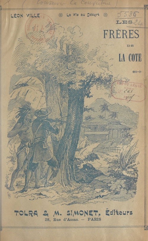 Couverture ebook de Les frères de la côte, de Léon Ville