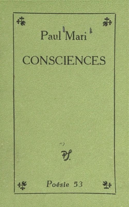 ebook cover of Consciences, by Paul Mari