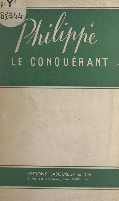 ebook cover of Philippe le conquérant, by Claire Auberive