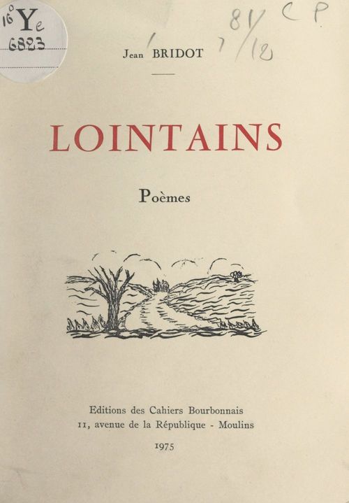 Couverture ebook de Lointains, de Jean Bridot