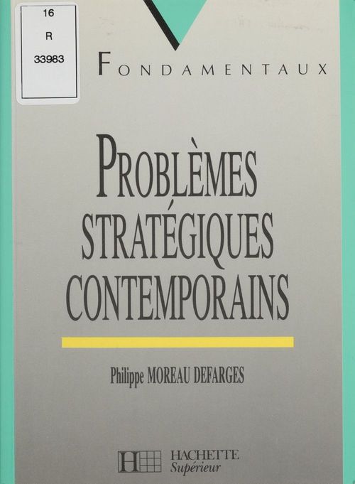 Couverture ebook de Problèmes stratégiques contemporains, de Philippe Moreau Defarges