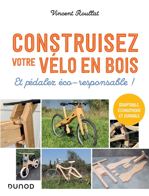 ebook cover of Construisez votre vélo en bois, by Vincent Roullat