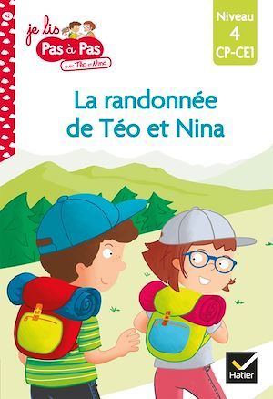 ebook cover of Téo et Nina CP-CE1 niveau 4 - La randonnée de Téo et Nina, by Isabelle Chavigny, Marie-Hélène Van Tilbeurgh