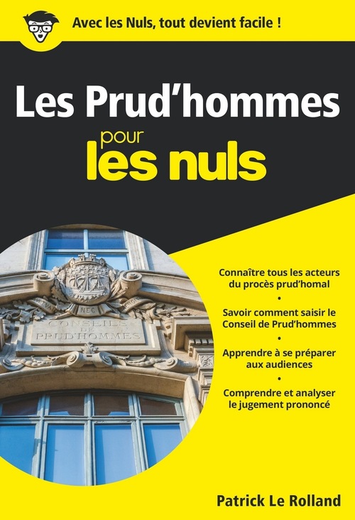 Couverture ebook de Les Prud'hommes pour les Nuls Poche, de Patrick Le Rolland