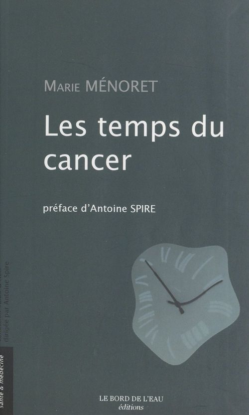 ebook cover of Les temps du cancer, by Marie Menoret