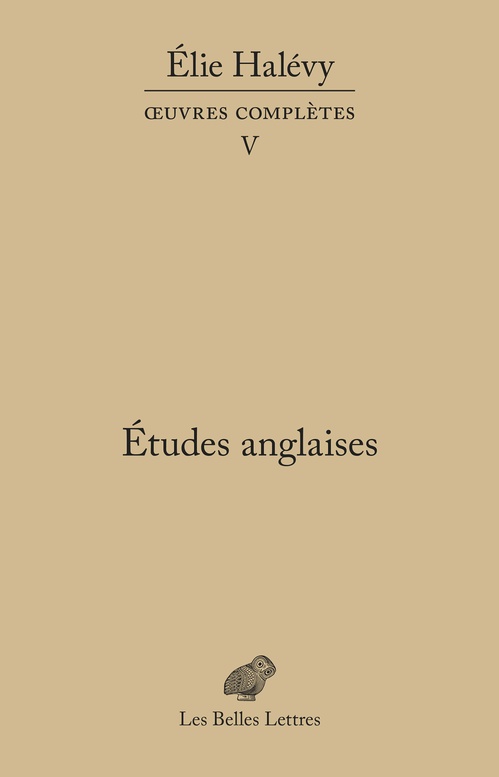ebook cover of Études anglaises, by Elie Halévy