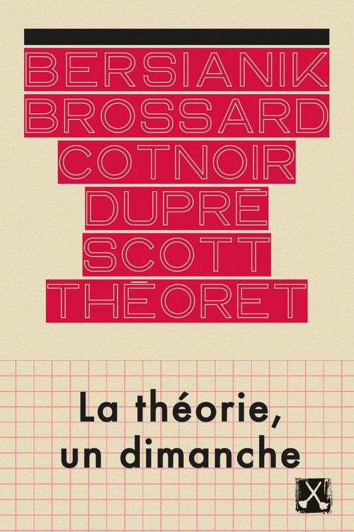 ebook cover of La théorie, un dimanche NE, by Louky Bersianik, Nicole Brossard, Louise Cotnoir, Louise Dupré, Gail Scott