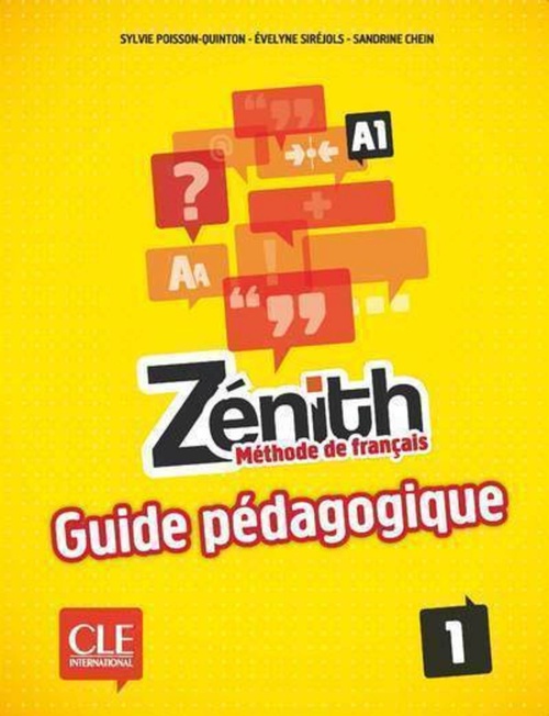 ebook cover of Zenith 1 guide pedagogique, by Sylvie Poisson-quinton, Sandrine Chein, Evelyne Siréjols