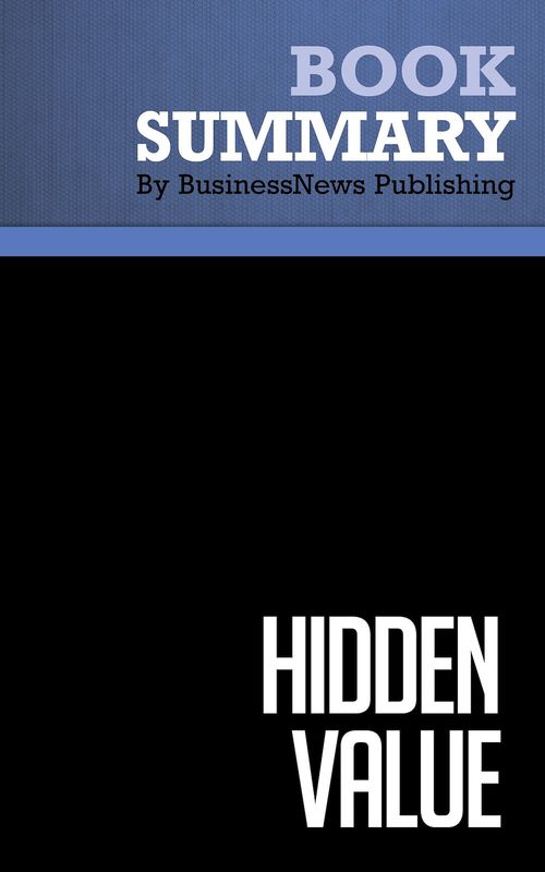 Couverture ebook de Summary: Hidden Value, de Businessnews Publishing