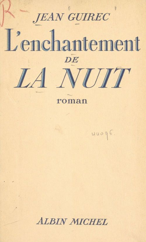 Couverture ebook de L'enchantement de la nuit, de Jean Guirec