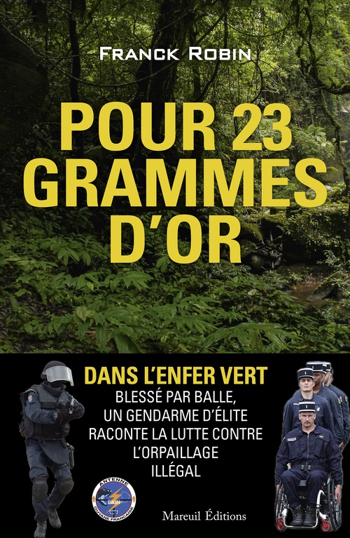 Couverture ebook de Pour 23 grammes d'or, de Franck Robin