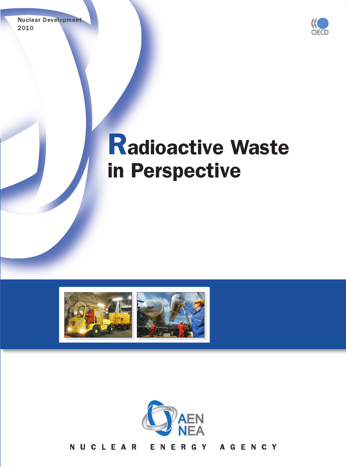 Couverture ebook de Radioactive Waste in Perspective, de Collective