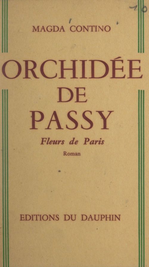 Couverture ebook de Orchidée de Passy, de Magda Contino
