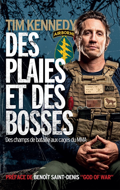 Couverture ebook de Des plaies et des bosses, de Tim Kennedy