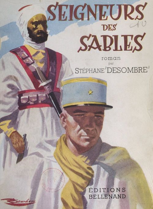 Couverture ebook de Seigneurs des sables, de Stephane Desombre