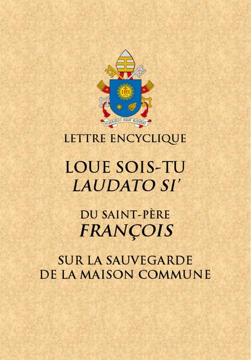 ebook cover of Loué sois-tu, by Pape François