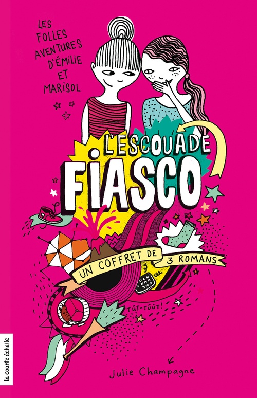 ebook cover of Coffret Escouade Fiasco, tomes 1, 2 et 3, by Julie Champagne