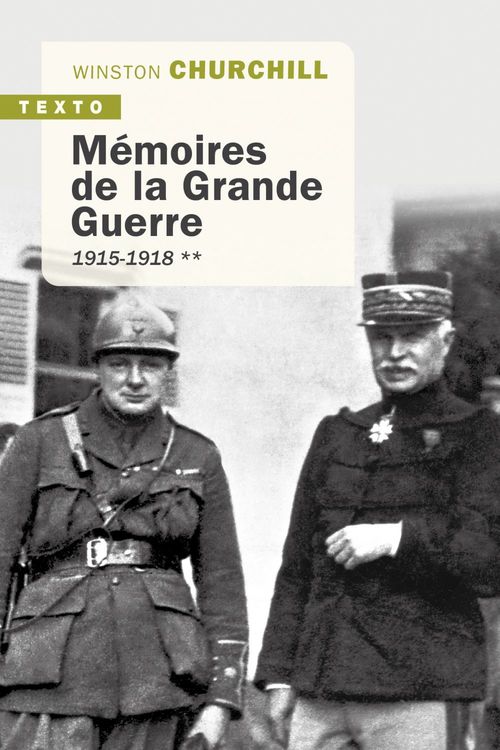 Couverture ebook de Mémoires de la Grande Guerre Tome 2, de Winston Churchill
