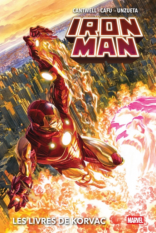 ebook cover of Iron Man Deluxe (2020) T01, by Christopher Cantwell