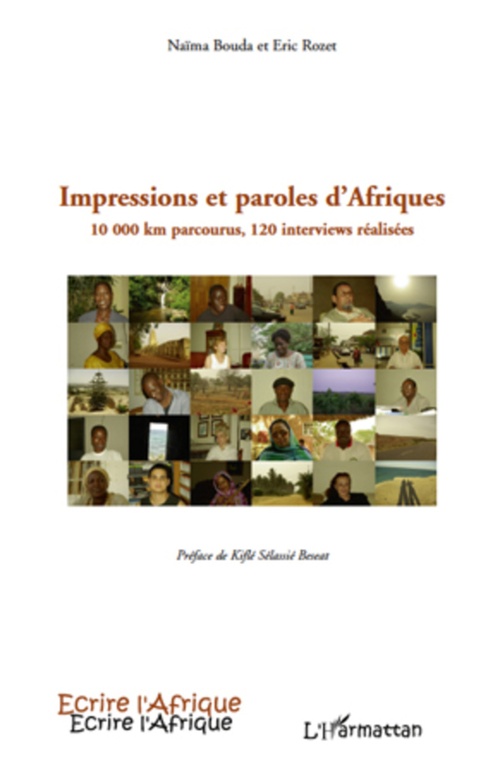 Couverture ebook de Impressions et paroles d'Afriques, de Naïma Bouda, Eric Rozet