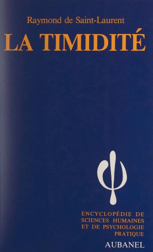 Couverture ebook de La timidité, de Raymond De Saint-Laurent
