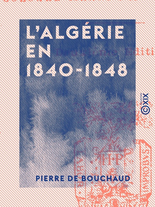 ebook cover of L'Algérie en 1840-1848, by Henry Fabre De Navacelle