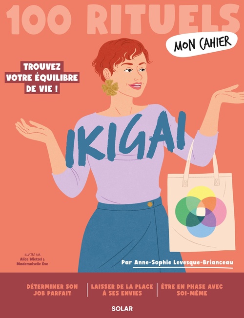 Couverture ebook de Mon Cahier 100 rituels IKIGAI, de Anne-Sophie Levesque-Brianceau