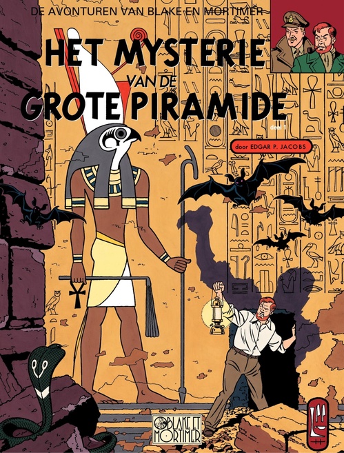 Couverture ebook de Het Mysterie van de grote pyramide deel 1, de Edgar P. Jacobs