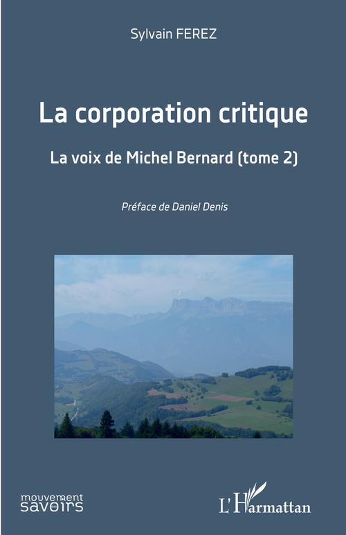 Couverture ebook de La corporation critique, de Sylvain Ferez