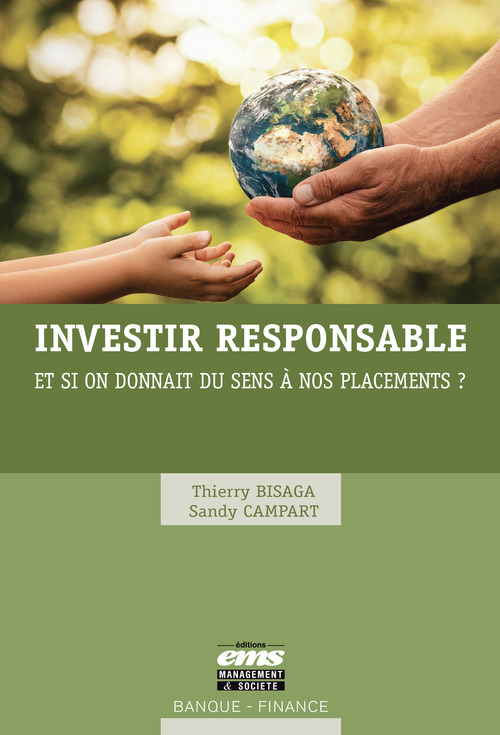 Couverture ebook de Investir responsable, de Thierry Bisaga, Sandy Campart
