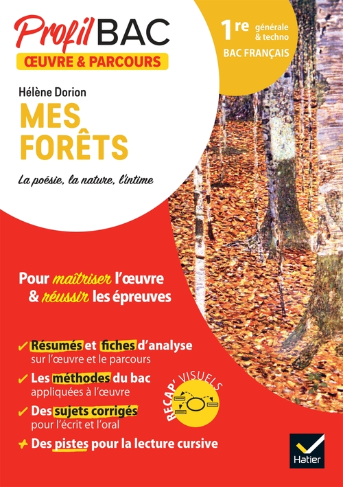 Couverture ebook de Profil - Hélène Dorion, Mes forêts (Bac de français 2027), de Véronique Boulhol