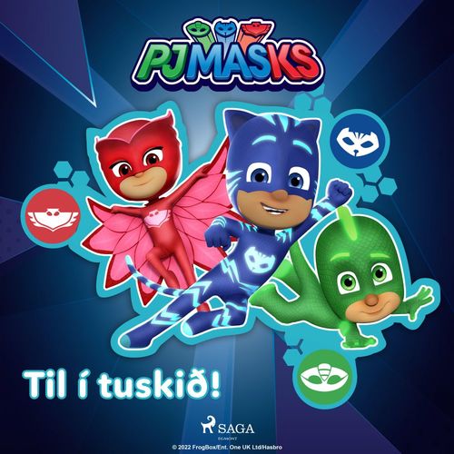 Couverture audiobook de PJ Masks - Til í tuskið!, de Eone