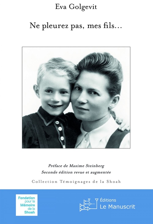 ebook cover of Ne pleurez pas, mes fils..., by Eva Golgevit