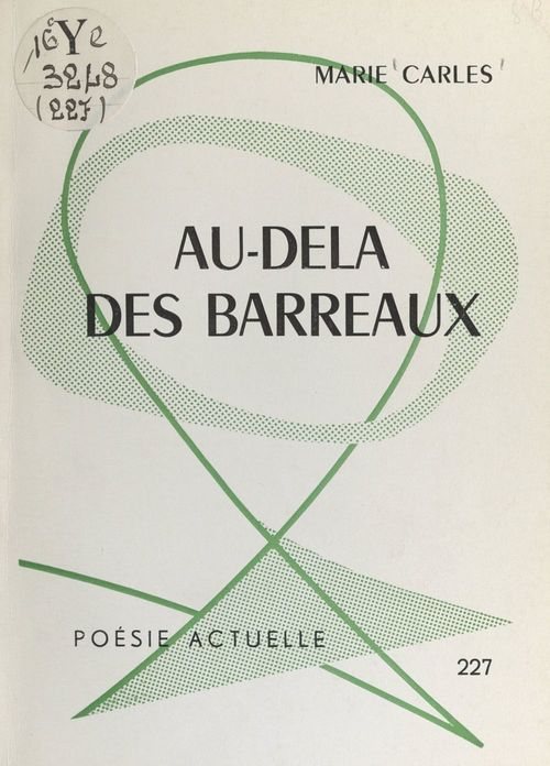 ebook cover of Au-delà des barreaux, by Marie Carles